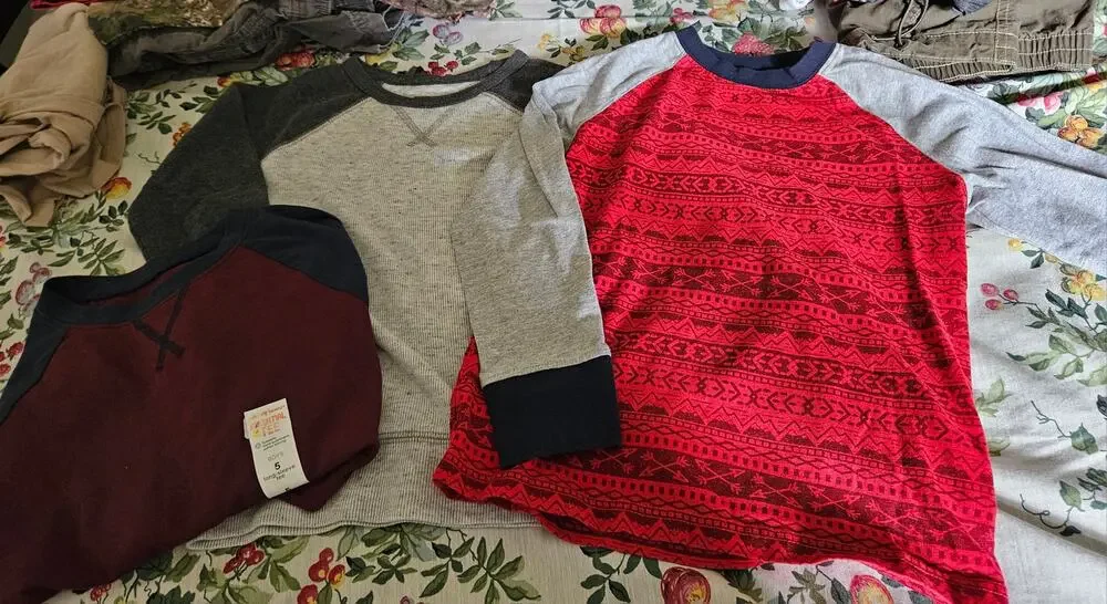 Boys Long Sleeve Shirt Lot 1 NWT – Size 5  3 Piece Bundle